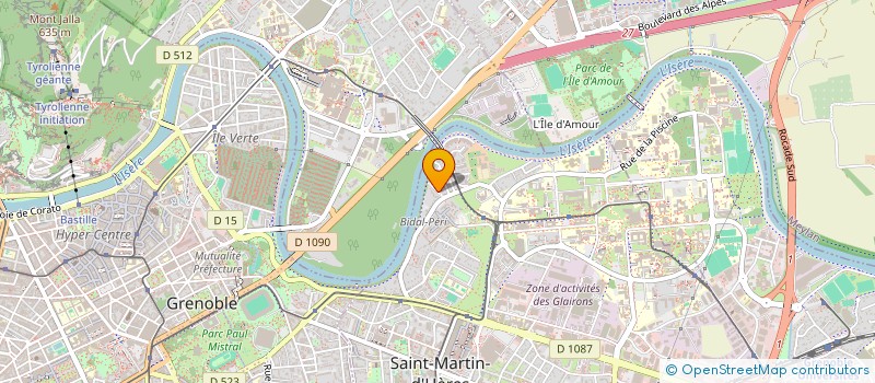 localisation de l'entreprise PINKY BROWN DEVELOPPEMENTS  SAINT-MARTIN-D'HERES