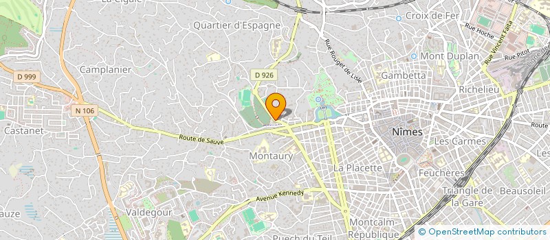 localisation de l'entreprise PINKY CAR  NIMES