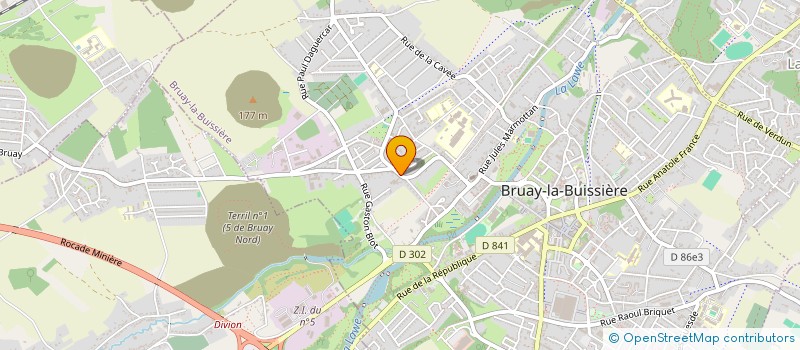 localisation de l'entreprise PINMC à BRUAY-LA-BUISSIERE