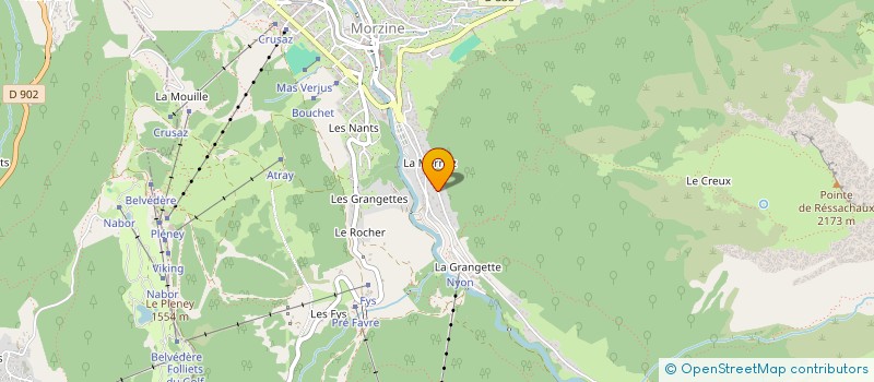localisation de l'entreprise PINNATA DEVELOPMENTS à MORZINE