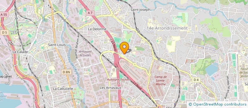 localisation de l'entreprise PINNO à MARSEILLE