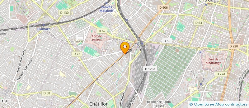 localisation de l'entreprise PINO  CHATILLON
