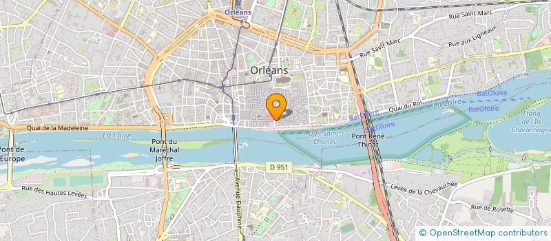 localisation de l'entreprise PINO GELATO à ORLEANS
