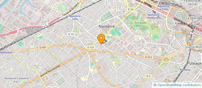 localisation de l'entreprise PINOCCHIO  NANTERRE