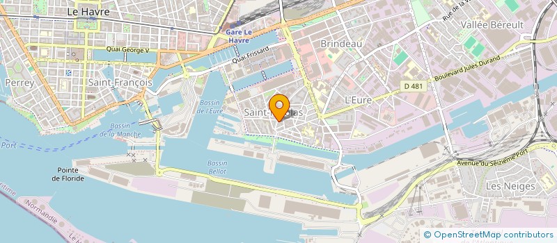 localisation de l'entreprise PINOCCHIO à LE HAVRE