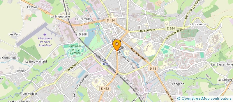 localisation de l'entreprise PINOCCHIO MODELISME à FLERS