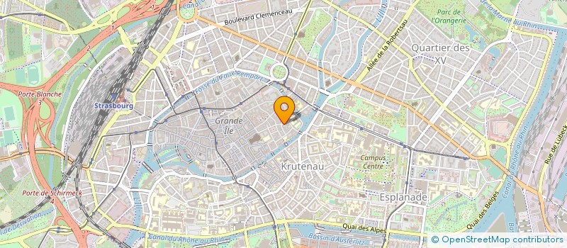localisation de l'entreprise PINOCCHIO SARL à STRASBOURG