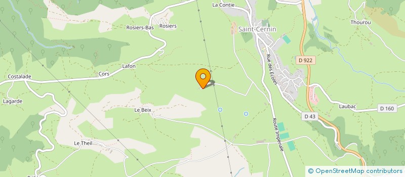 localisation de l'entreprise PINOL LE PILOUER à SAINT-CERNIN