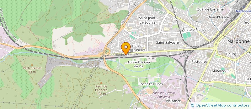 localisation de l'entreprise PINOL LEVAGE à NARBONNE