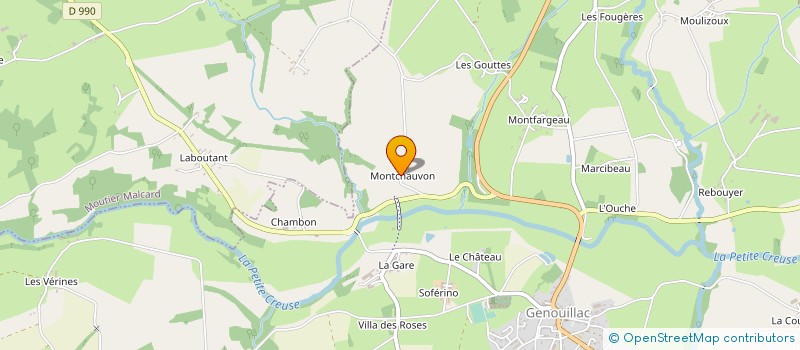 localisation de l'entreprise PINON FRERES à GENOUILLAC