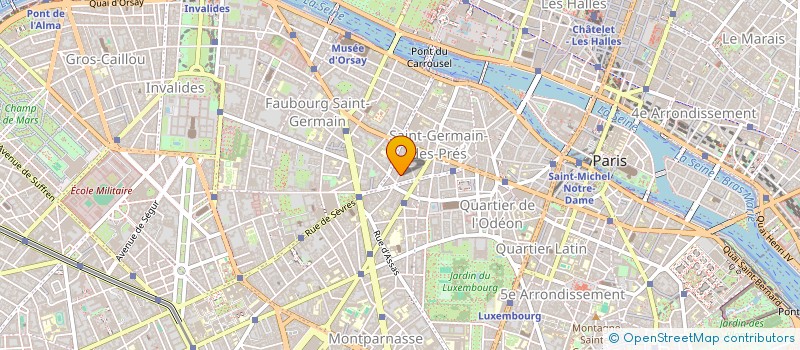 localisation de l'entreprise PINOT  PARIS