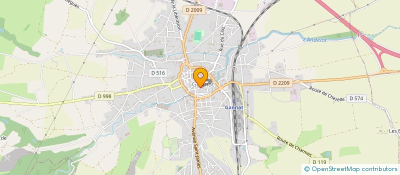 localisation de l'entreprise PINOT  LE MAYET D ECOLE