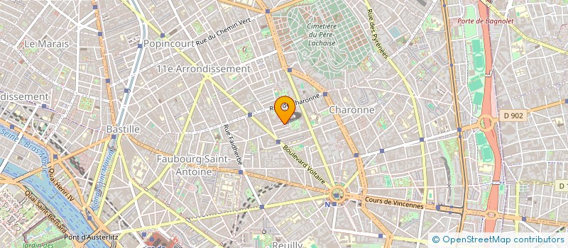 localisation de l'entreprise PINOT BENJAMIN ET BOUREL CLEMENCE  PARIS