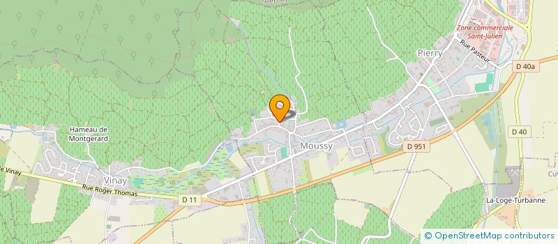 localisation de l'entreprise PINOT CHEVAUCHET  MOUSSY