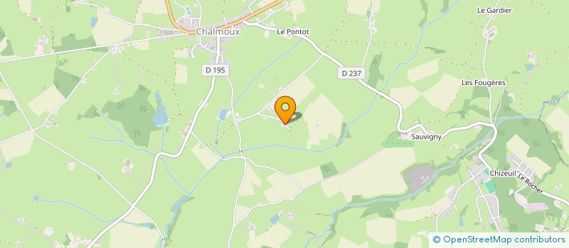 localisation de l'entreprise PINOT SEBASTIEN  CHALMOUX