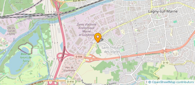 localisation de l'entreprise PINOUK  SAINT-THIBAULT-DES-VIGNES