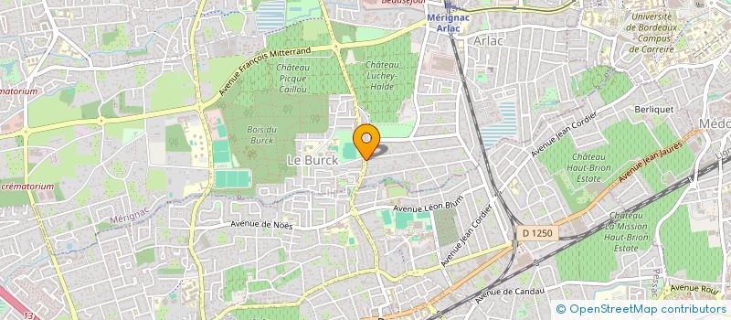 localisation de l'entreprise PINPIN  MERIGNAC