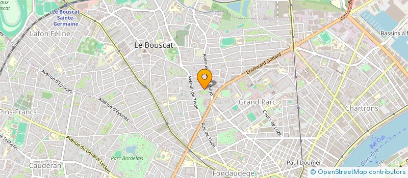localisation de l'entreprise PINPIN TEAM à LE BOUSCAT