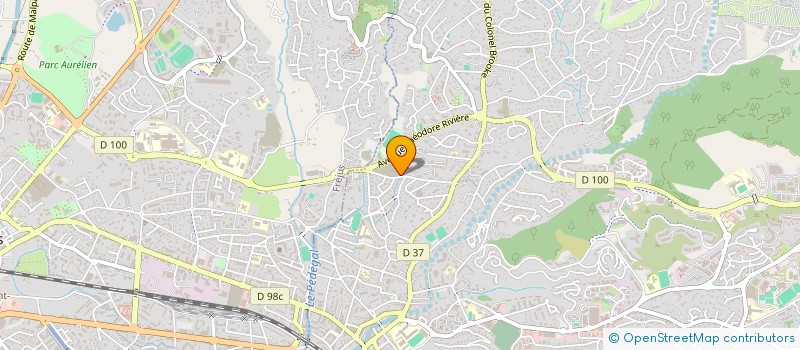 localisation de l'entreprise PINS DE VALESCU!RE à SAINT-RAPHAEL