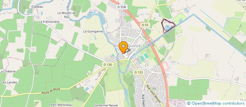 localisation de l'entreprise PINS PARASOLS à BRISSAC LOIRE AUBANCE