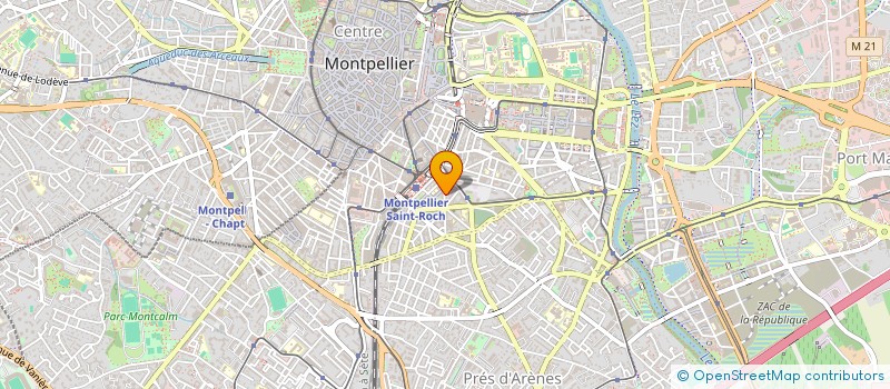 localisation de l'entreprise PINSA NOSTRA à MONTPELLIER