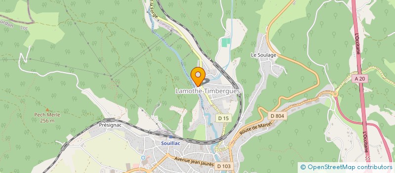 localisation de l'entreprise PINSAC LOISIRS  PINSAC