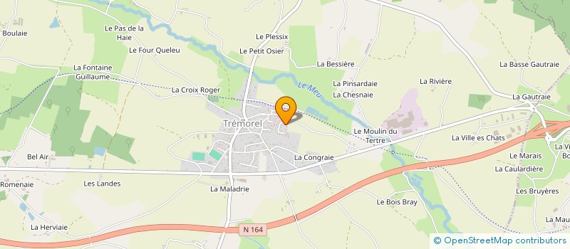 localisation de l'entreprise PINSARD  TREMOREL