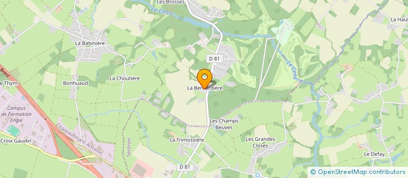 localisation de l'entreprise PINSARD ET ASSOCIES  VIGNEUX-DE-BRETAGNE