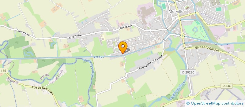localisation de l'entreprise PINSET ET SENSE à MERVILLE