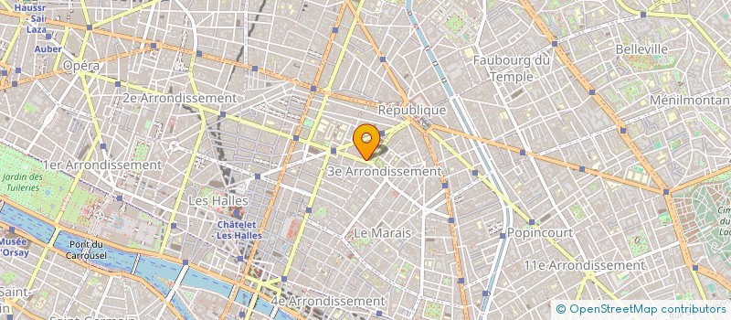 localisation de l'entreprise PINSK  PARIS