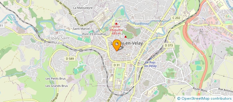 localisation de l'entreprise PINSO  LE PUY-EN-VELAY