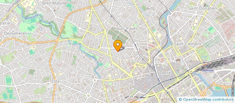 localisation de l'entreprise PINSON à NANTES