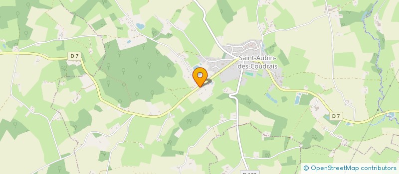 localisation de l'entreprise PINSON  SAINT AUBIN DES COUDRAIS