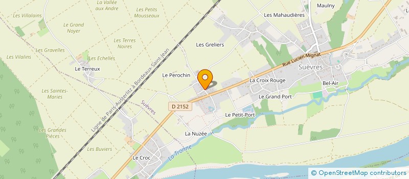 localisation de l'entreprise PINSON LAURENT ET CATHERINE  SUEVRES