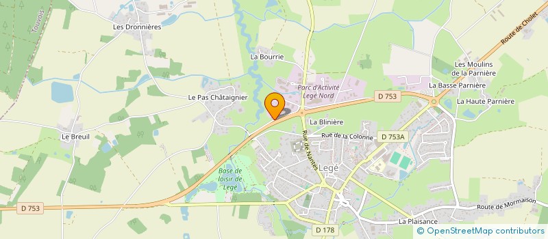 localisation de l'entreprise PINSON SYLVAIN  LEGE