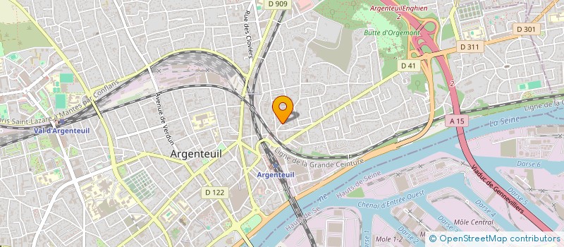 localisation de l'entreprise PINT ART  ARGENTEUIL