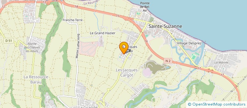 localisation de l'entreprise PINTA  SAINTE-SUZANNE