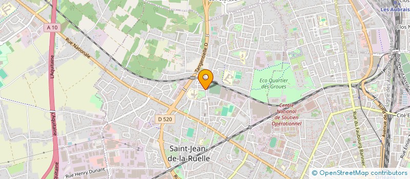 localisation de l'entreprise PINTA 99  SAINT-JEAN-DE-LA-RUELLE