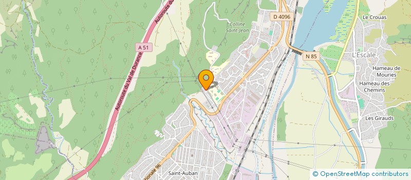 localisation de l'entreprise PINTE MONIQUE  CHATEAU-ARNOUX-SAINT-AUBAN