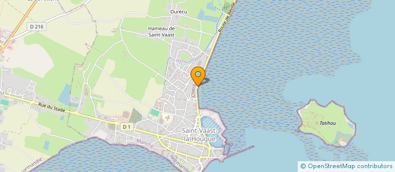 localisation de l'entreprise PINTEAUX RENET à SAINT-VAAST-LA-HOUGUE