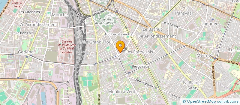 localisation de l'entreprise PINTI FRERES  LYON