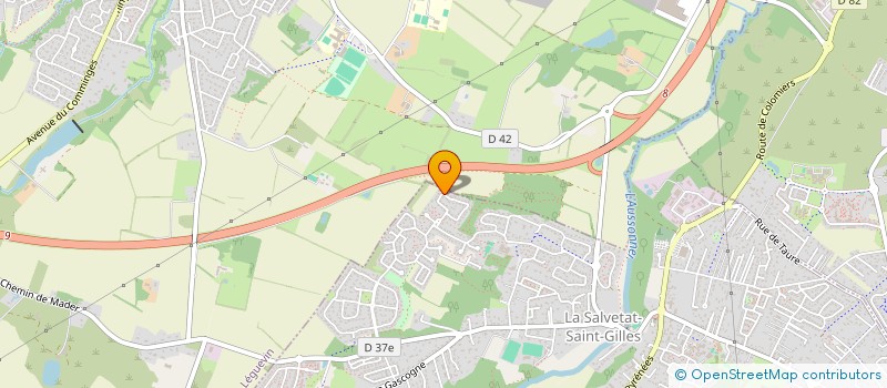 localisation de l'entreprise PINTO  LA SALVETAT-SAINT-GILLES