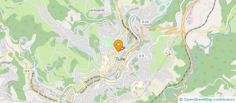 localisation de l'entreprise PINTO à TULLE