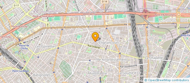 localisation de l'entreprise PINTO à PARIS