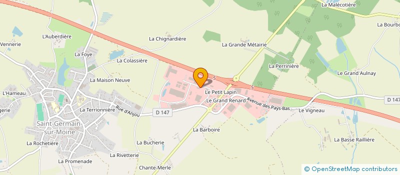 localisation de l'entreprise PINTO à SEVREMOINE