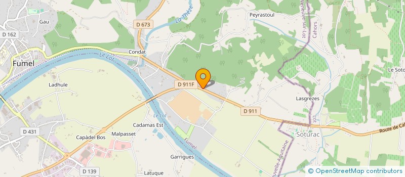 localisation de l'entreprise PINTO à FUMEL