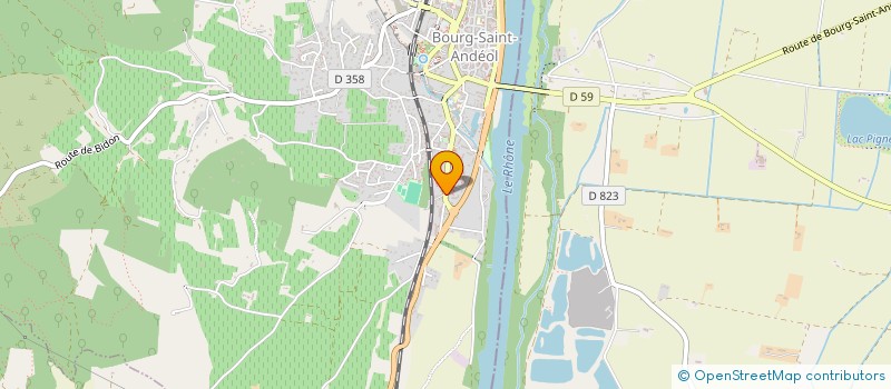 localisation de l'entreprise PINTO  BOURG-SAINT-ANDEOL