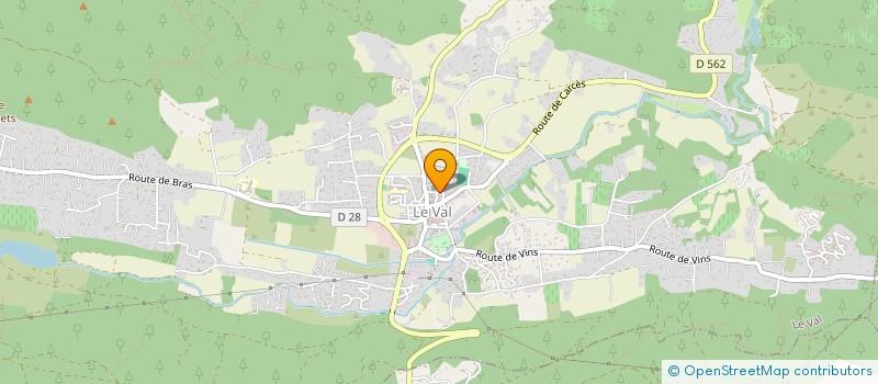 localisation de l'entreprise PINTO à LE VAL