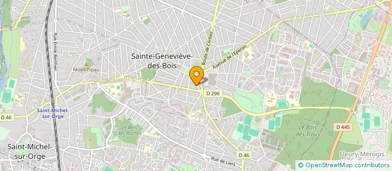 localisation de l'entreprise PINTO ARLINDO à SAINTE-GENEVIEVE-DES-BOIS