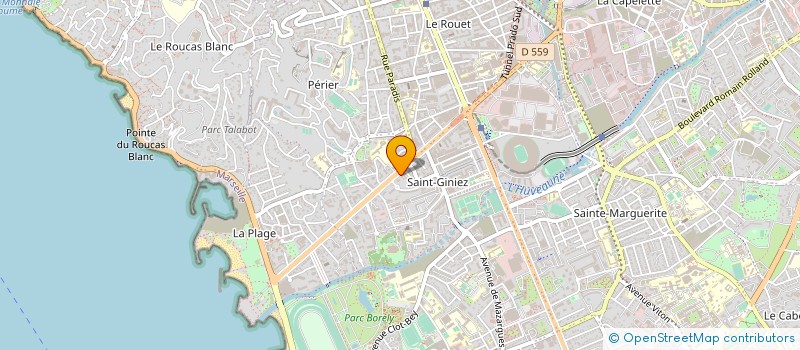 localisation de l'entreprise PINTO CROISETTE  MARSEILLE